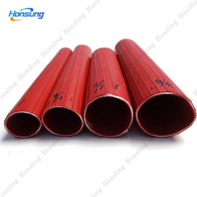 China Agriculture irrigation high temperatur saving SOLAS approved fire fighting discharge laid lay flat hose for water transfer for sale