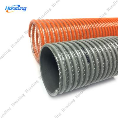 China For Fish Suction Fabric Reinforced 2.5 Inch 3 Inch 10 Inch PVC Suction Water Hose / Corrugated Pipe for sale