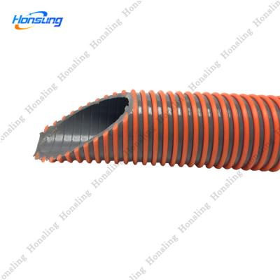 China 1 inch abrasion resistant propeller for water pump vinyl PVC abrasive dust suction hose manufacturer price for sale for sale