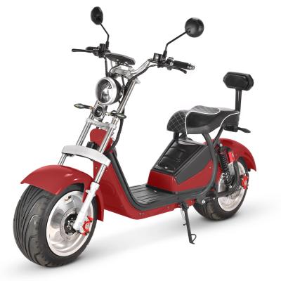 China New scooter X16 2000W 40AH citycoco halley electric scooter double seat removable powerful unisex big battery electric model for sale