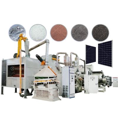 China 2024 SUNY GROUP Scrap Home Solar Modules Recycling Machine Plant for Final product Metal for sale