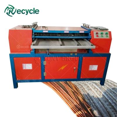 China 200-300 kg/h AC Radiator Recycling Plant Koper Aluminium Tube Snijmachine Te koop