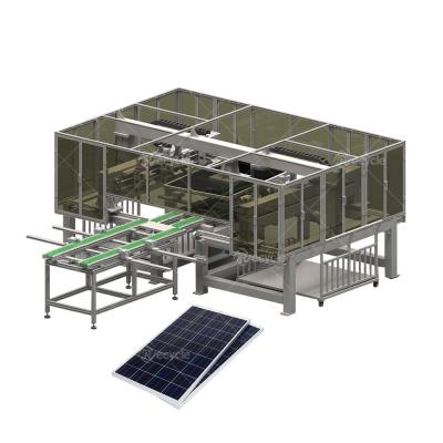 China 134KW Group Recycling Plant Solar Panel Aluminum Frame Removing Machine by SUNY Group for sale