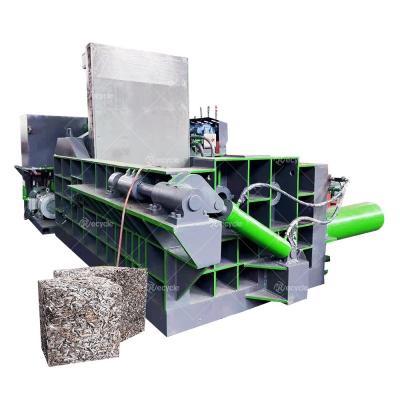 China Baler Manufacturing Machines Printing Shops Power kW 22 Waste Metal Baler for sale