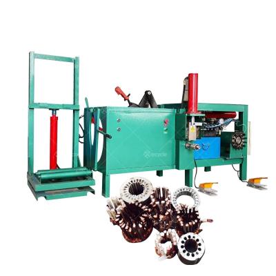 China 480 kg Weight Motor Stator Cutting and Pulling Machine for Scrap Car Engine Recycling for sale