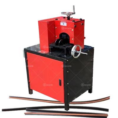 Cina Rossa Blu Stripping Wire Mobile Manual Wire Stripping Machine per il riciclo dei rifiuti di filo in vendita