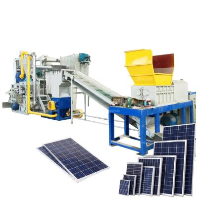 China Portable Solar Panel Separating Plant 2022 Production Line for Recycling Solar Panels for sale