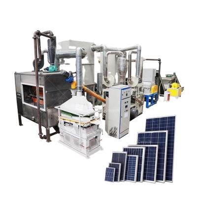 China Einzelhandel mit Solarzellen-Zellen-Recycling-Anlage Abfall-PV-Panel-Zerschlagung Trennmaschine zu verkaufen