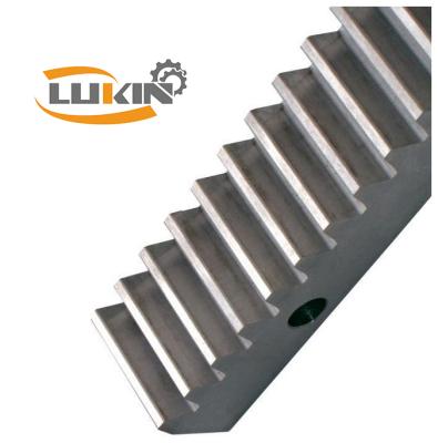 China High Precision Metal Steel Helical Rack Slidng Gate Gear With Heat Treatment Hardened Teeth for sale