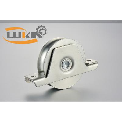 China Industrial Sliding Door U Groove Pulley Roller Wheels Door Pulley Wheel With Bearings for sale