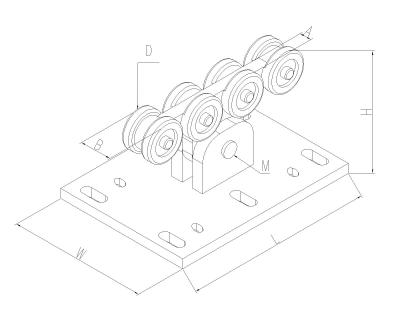 China Heavy Duty Cantilever Door Heavy Duty Sliding Door Trolley Roller for sale