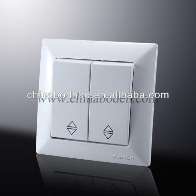 China ABS/PC ABS Wenzhou 2 Strip 2 Way Electric Home Wall Light Switches And Sockets for sale