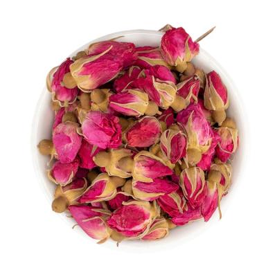 China Custom Organic Herbal Dry Red Rose Bud Tea Loose Tea High Quality for sale