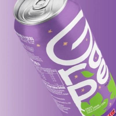 China Natural RICO Grape Juice Drink Can Ready To Drink Instant Drink 490g for sale