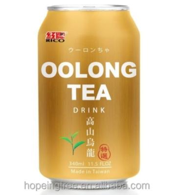 China Low Fat Ready To Drink Low Sugar Can Drink Soft Drink Oolong Tea 340ml for sale