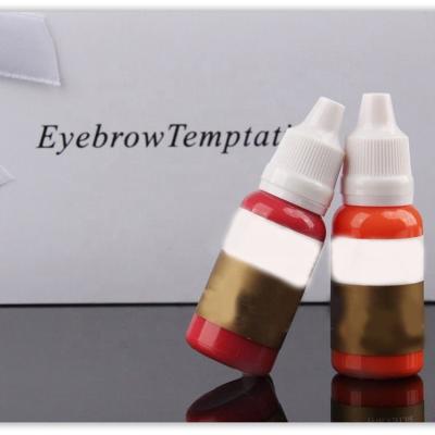 China Easy Coloring Hot New Products Tattoo Ink Set Colors PigmentColors Liquid LIQUID Dye For Eyebrows Lips Microblading Natural Factory for sale