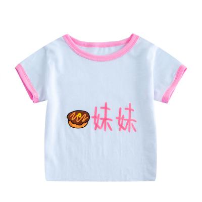 China Short Sleeve Cotton Kids Short Sleeve T-Shirts Kids Clothing Stitches Baby Boy Cartoon Tops Kids O-Neck T-Shirt for sale