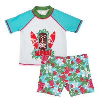 China Wholesale Anti-UV Children's Two Pieces Of Boys Swimwear And Baby Boy Swimwear for sale