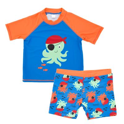 China Wholesale Hot Sale Anti-UV Customized Baby Kids Swimwear Boys Swimming Trunks Two-Piece Boys Swimwear for sale