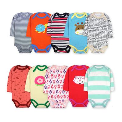 China Longsleeve Random New Style Summer Colorful Infant&Toddler Boys Clothes Newborn Baby Rompers Clothing for sale