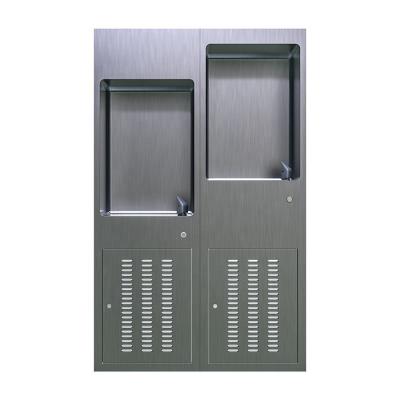 China Stainless Steel Energy Saving Commercial Wall Mounted Pipeline Water Dispenser Beelili Drinking Station for sale