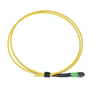 China FTTX 12 Fiber Singlemode Fiber Optic MPO/MTP Made Pigtail Rugged for sale