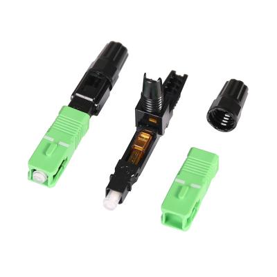 China FTTH Fiber Optic Quick Connector Field Assembly SC Quick Connector for sale