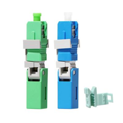 China FTTH FTTB FTTX network ftth field assembly conector FAC fast SC APC UPC fiber optic fast connector new for sale