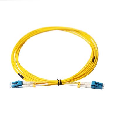 China Telecommunication LC/UPC to LC/UPC 3m Singlemode Simplex LSZH SFP Fiber Optic Patch Cord for sale