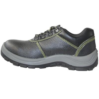 China High Quality Embossed Leather Steel Mesh Anti-static Anti-smash Steel Toe Midsole Safety Shoes Scratching Waterproof Safety Shoes for sale