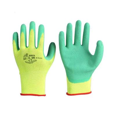 China Latex Anti-Slip High Quality Working Ply Hand Labor Safety Protective Gloves for sale