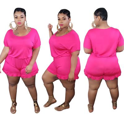 China TG040 Womens Rompers 2021 Loose Summer Plus Size Women One Piece Overalls And Rompers for sale