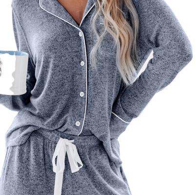 China Breathable TG45 2021 New Design Sleepwear Pajamas Set Women Sleepwear Pajama Sleepwear Women for sale