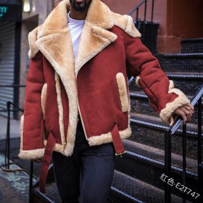 China 2021 New Arrival TG042 Mens Fur Coat Breathable Jackets Winter Oversize Thicken OEM Men's Thermal Casual Clothing for sale