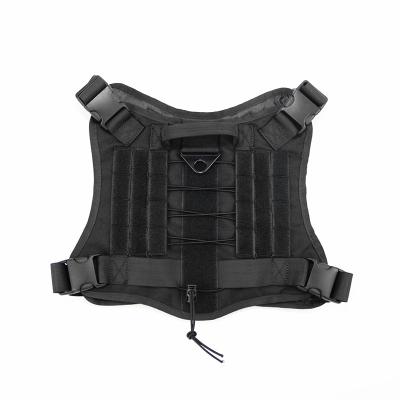 China Customized Four in One Large Tactical Dog Harness Dog Training Vest Military Training Dog Weight Vest for sale