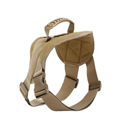 China High Quality Tactical Dog Harness Vest Molle Vest Metal Padded Buckle Panels For Dogs Outdoor Pet Clothing for sale