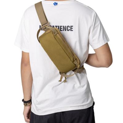 China Nylon Multifunctional Three-Way Tactical Cross - Body Storage Bag One-Shoulder Bag Anti-theft Cross - Body Leisure Sports Waist Bag for sale