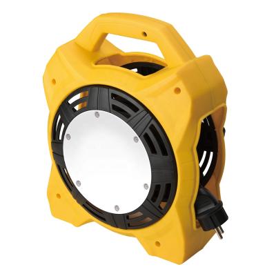 China LANDSCAPE 25M Outdoor IP44 Four Ways Sockets Cable Reel With 18W LED Work Light for sale