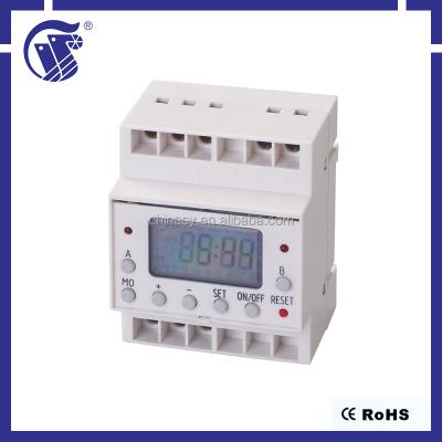 China 7 Big Buttons For Easy Operation Small Big LCD Display 220v Digital Timer for sale