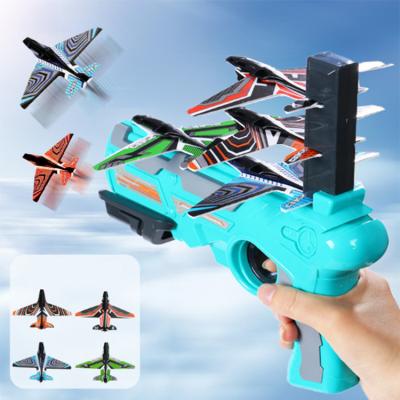 China Plastic Outdoor Game Toys RTS 2021 Air Combat Repeater Foam Plane Flight Gun Airplane Gun Outdoor Games Toys RTS 2021 for sale