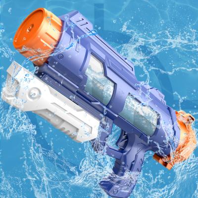 China Children's Toy Amazon Hot Selling Summer Powerful Long Range Water Gun Funny Plastic Water Gun Toys For Children for sale