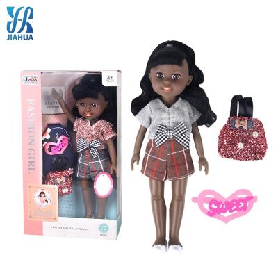 China 2022 Educational Doll Custom Manufacturers Wholesale Black Hair Collection Boxes With Love Price Window Pretty Asian Girl Dolls for sale