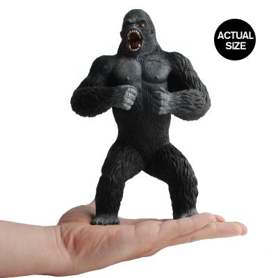 China Wild animal models Orangutan wholesale animal model PVC plastic simulation jungle wild animal Chimpanzee Figure Kingkong toys for sale