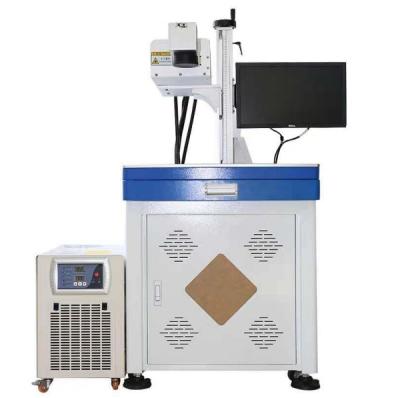 China Laser marking fast marking speed and high precision floor marking static type UV laser marking machine for all metals and most non-metals for sale