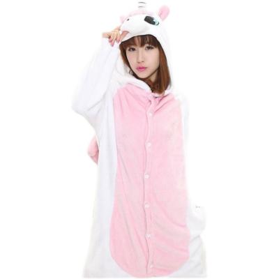 China Thermal Animal Sleepwear Homewear Winter Pajamas Women Unicorn Pajamas Kits Flannel Cute Pajamas Sets for sale