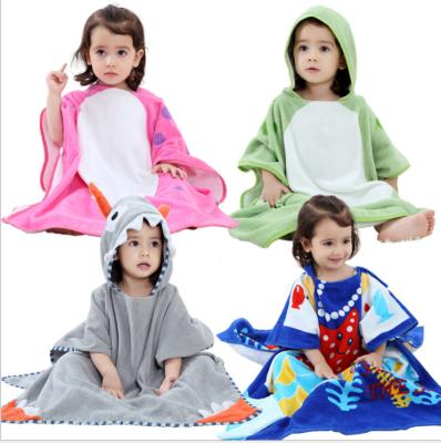 China Child sustainable bathrobe in a coat of children's coat heated thermal bath towel for sale