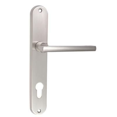 China Modern Push Pull Door Handles 85 S-011 Back Plate Door Handles for sale