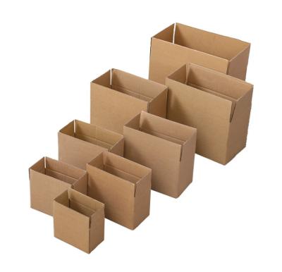 China Recyclable Cheapest Lower MOQ Stock Cardboard Packaging Mailing Moving Shipping Boxes Corrugated Box Cartons for sale