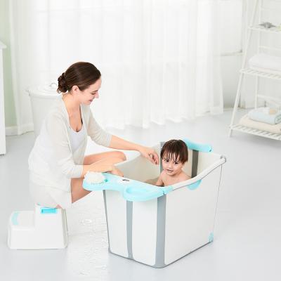 China Applicable High Quality Plastic Large Portable Children's Folding Tub for sale