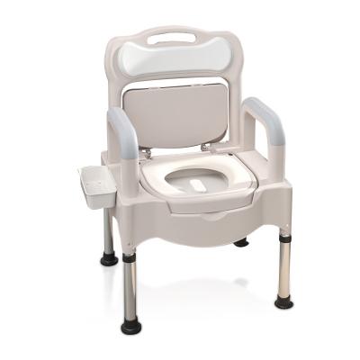 China Custom Logo Plastic Portable Bedroom Toilet Chair Applicable For Elderly for sale